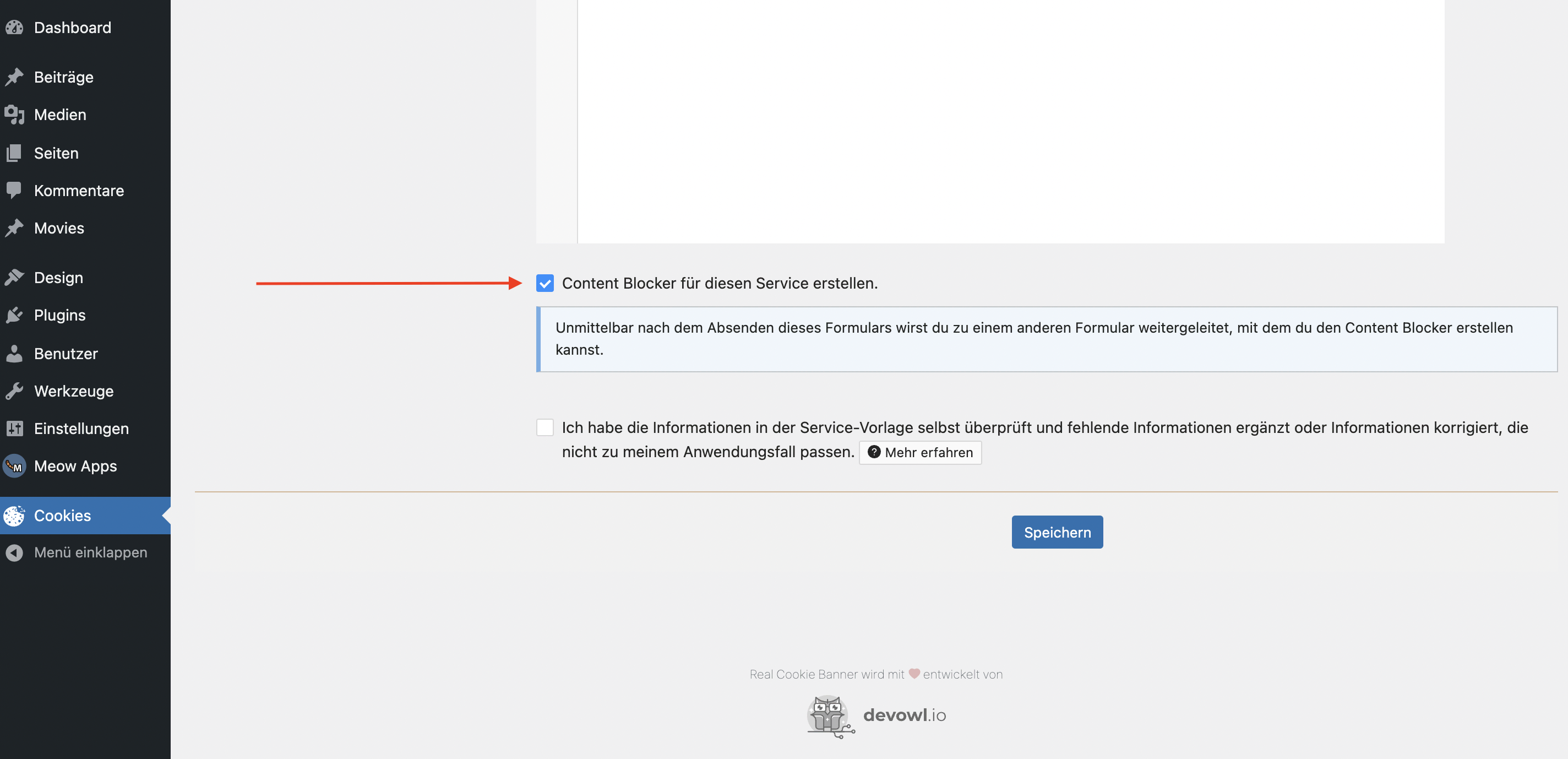 openstreetmap gdpr cookie service content blocker