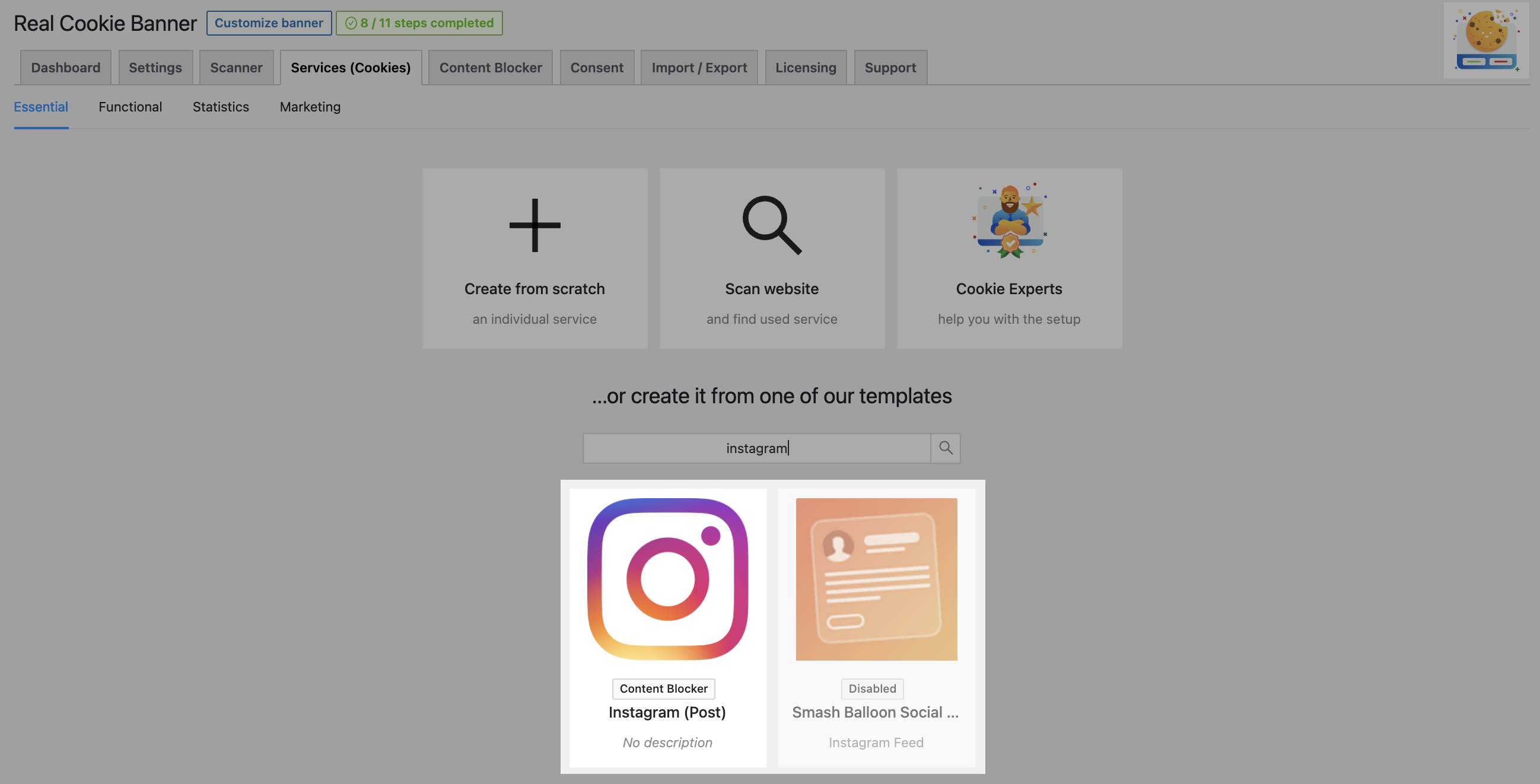 Instagram einbinden Website